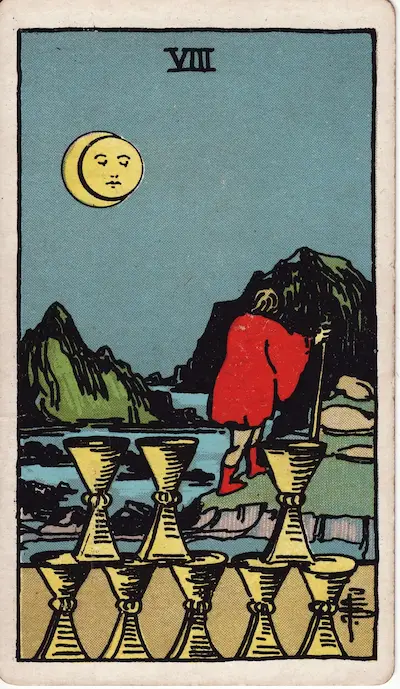 Eight of Cups tarot card