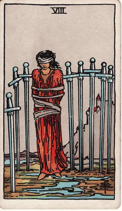 Eight of Swords tarot card