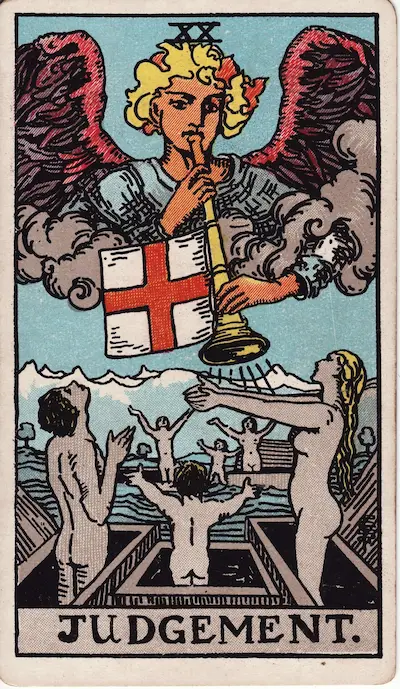 Judgement tarot card