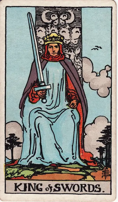 King of Swords tarot card