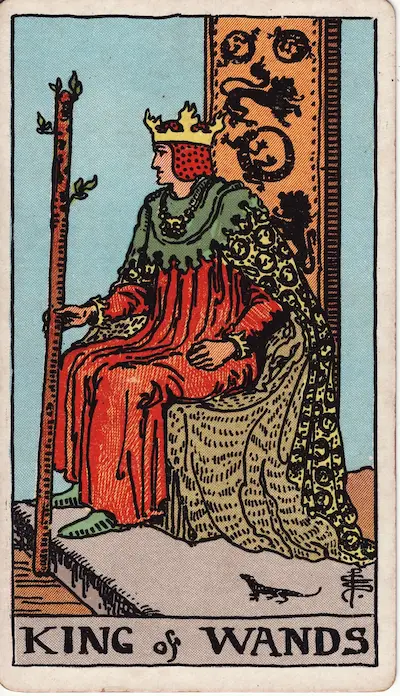 King of Wands tarot card