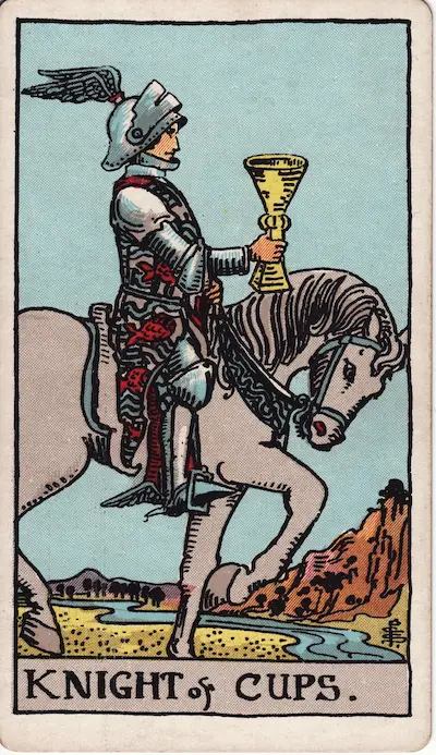Knight of Cups tarot card