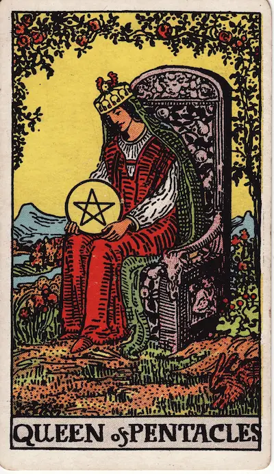 Queen of Pentacles tarot card
