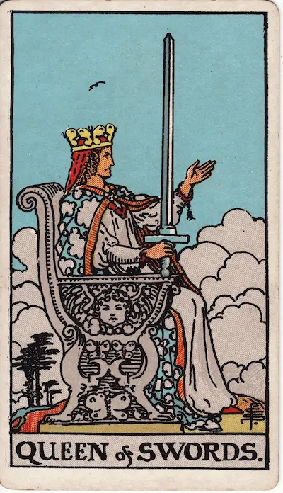 Queen of Swords tarot card