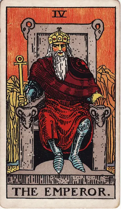The Emperor tarot card
