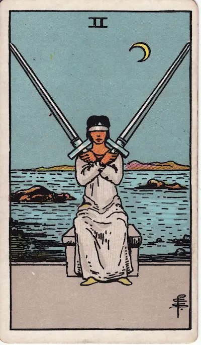 Two of Swords tarot card