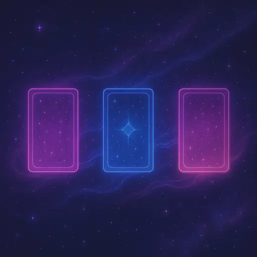 3-Card Spread Tarot — past, present and future