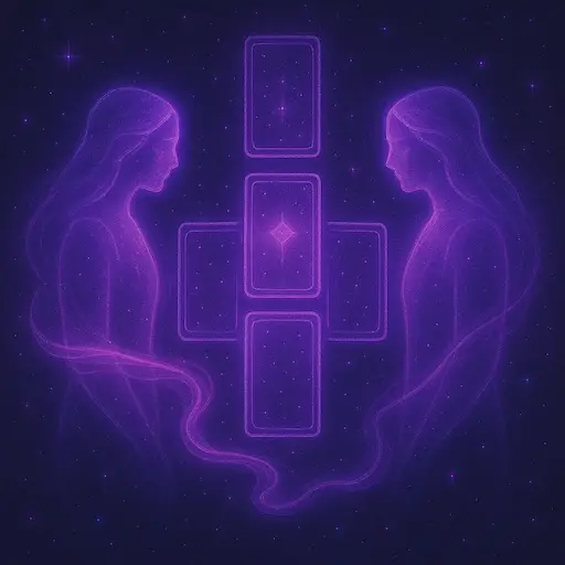 Lovers’ Mirror Tarot — reflect feelings, intentions, and true dynamics