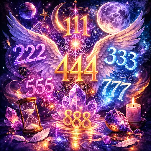 Angel Numbers — repeating number meanings and spiritual guidance