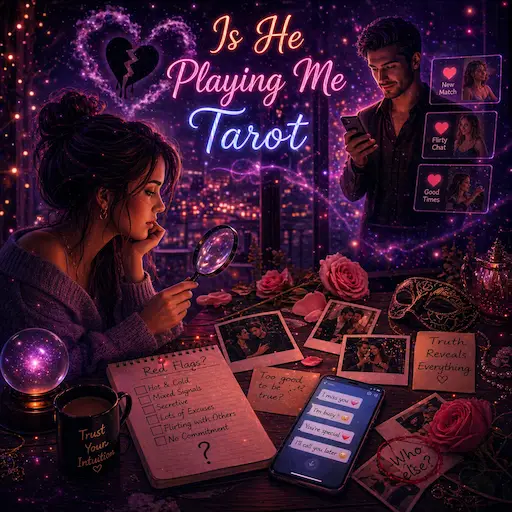 Is He Playing Me Tarot — uncover whether he is being genuine