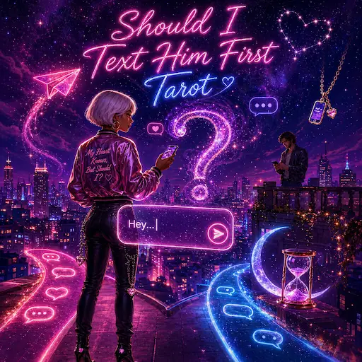 Should I Text Him First Tarot — discover whether you should make the first move