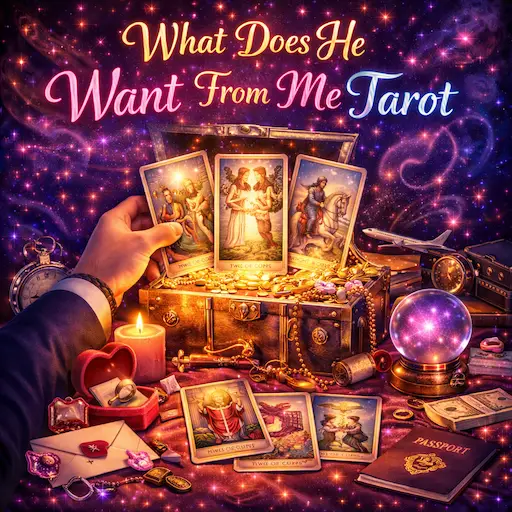 What Does He Want From Me Tarot — reveal his desires and expectations