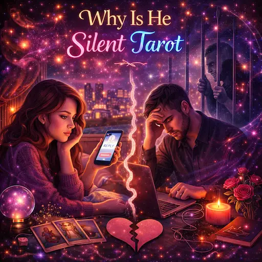 Why Is He Silent Tarot — uncover the reasons behind his silence
