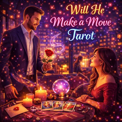 Will He Make a Move Tarot — find out whether he will take action