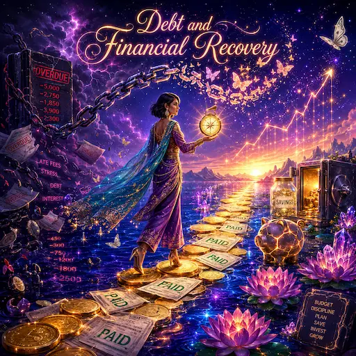 Debt and Financial Recovery Tarot — discover the path to recovery and financial stability