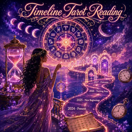 Timeline Tarot Reading — discover the unfolding timeline of events ahead