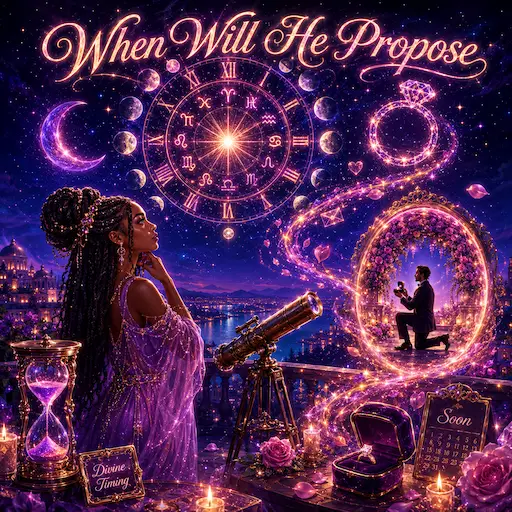When Will He Propose Tarot — discover when he may be ready to propose