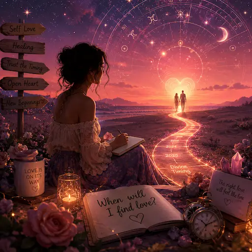When Will I Find Love Tarot — discover when love may enter your life