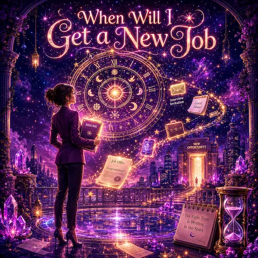 When Will I Get a New Job Tarot — discover when a new job opportunity may arrive