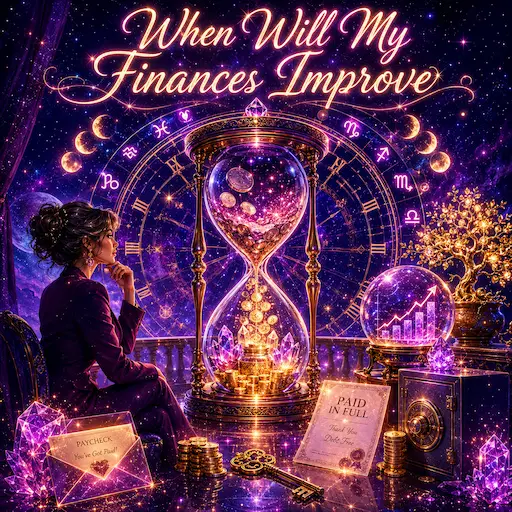 When Will My Finances Improve Tarot — discover when your financial situation may begin to improve