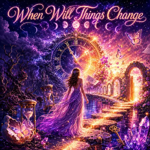 When Will Things Change Tarot — discover when changes may begin to unfold in your life
