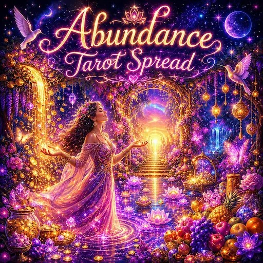 Abundance Tarot Spread — discover the energy of abundance flowing into your life