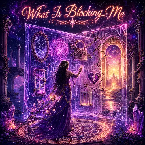 What Is Blocking Me Tarot — discover what is standing in the way of your progress