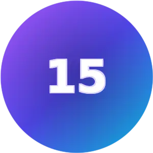 Birthday Number 15 numerology card