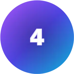 Birthday Number 4 numerology card