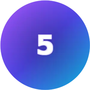 Birthday Number 5 numerology card