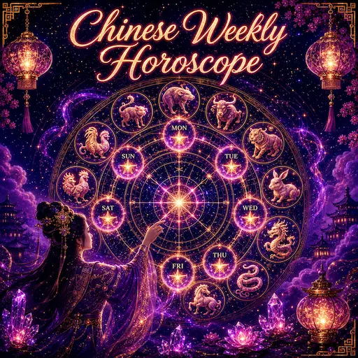 Weekly Chinese horoscopes for all twelve zodiac animal signs