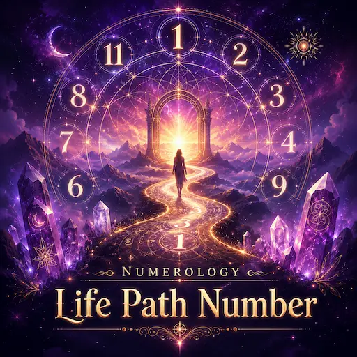 Life Path Number calculator and meanings for numbers 1 to 9, 11, 22, and 33